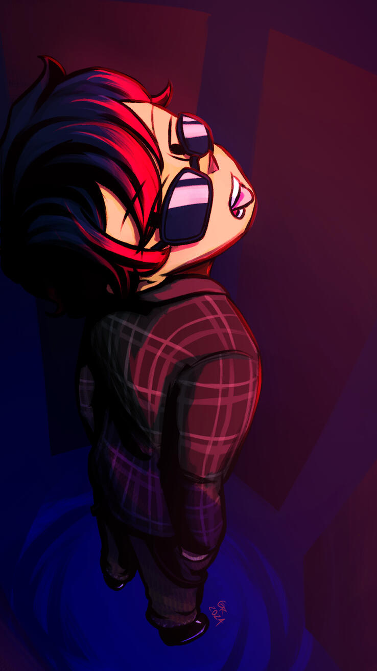 Red and Bad (Character depicted belongs to @kat_glen)