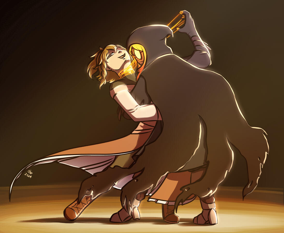 Characters depected belong to @Couch_toro and @Theocomix