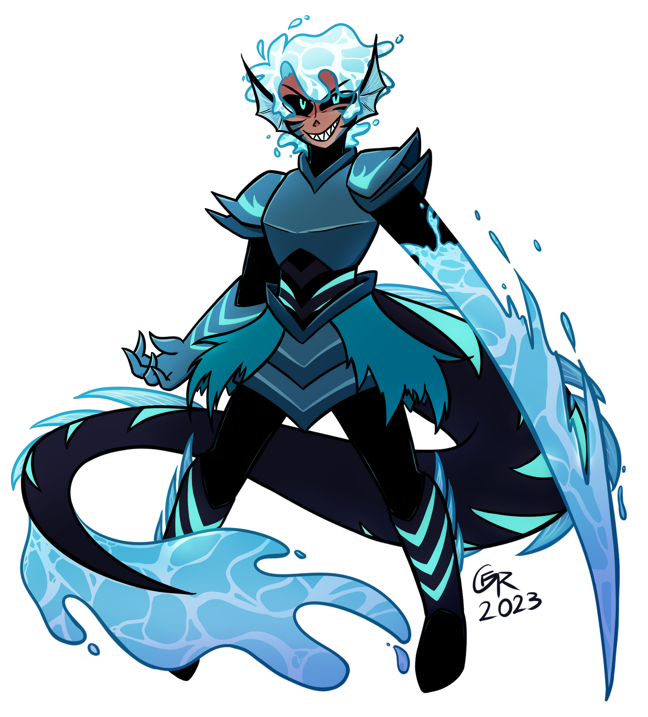Mariza but She's Doing That One Lesbian Pose (Character depicted belongs to @Shandzii)