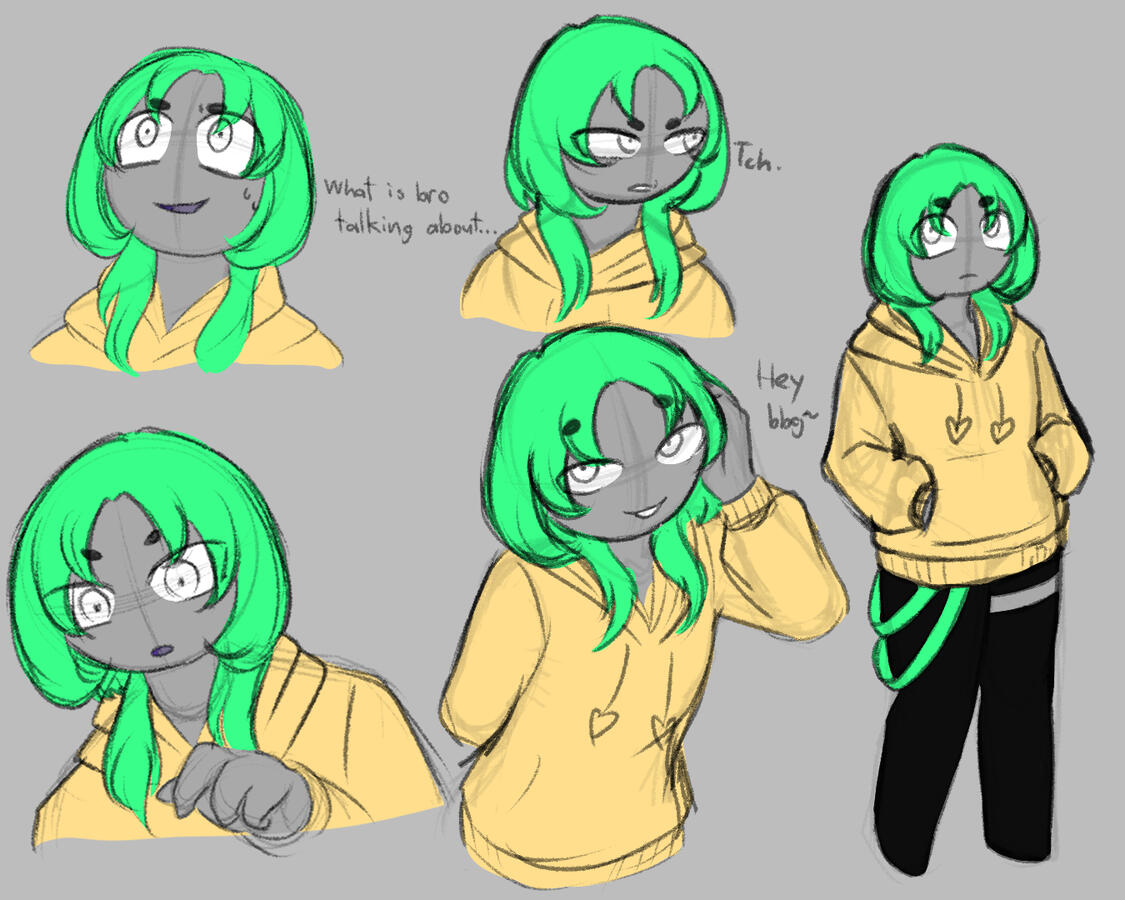 Pre-Mutation Diah Concept Art (Character depicted belongs to @dflimbingo)