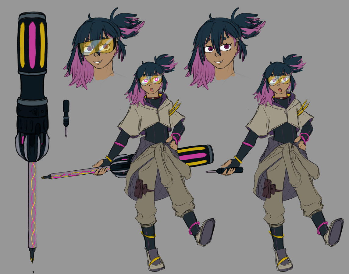 Gachiakuta Lee Concept Art