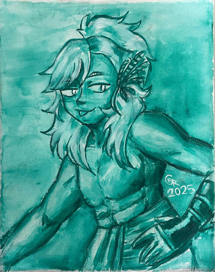 Character depicted belongs to @dflimbingo