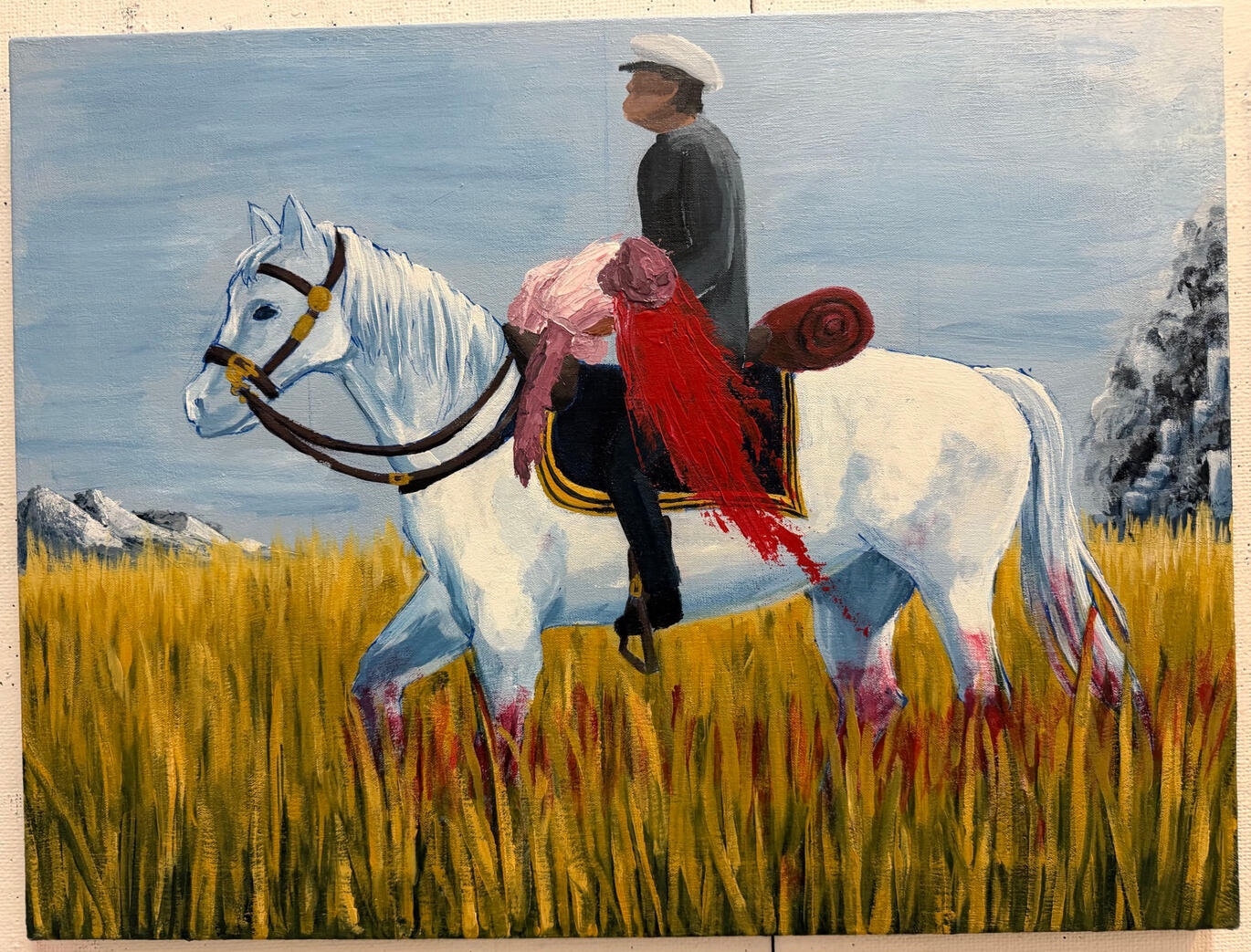 Conquest, Acrylic on Canvas, 24 x 18 inches