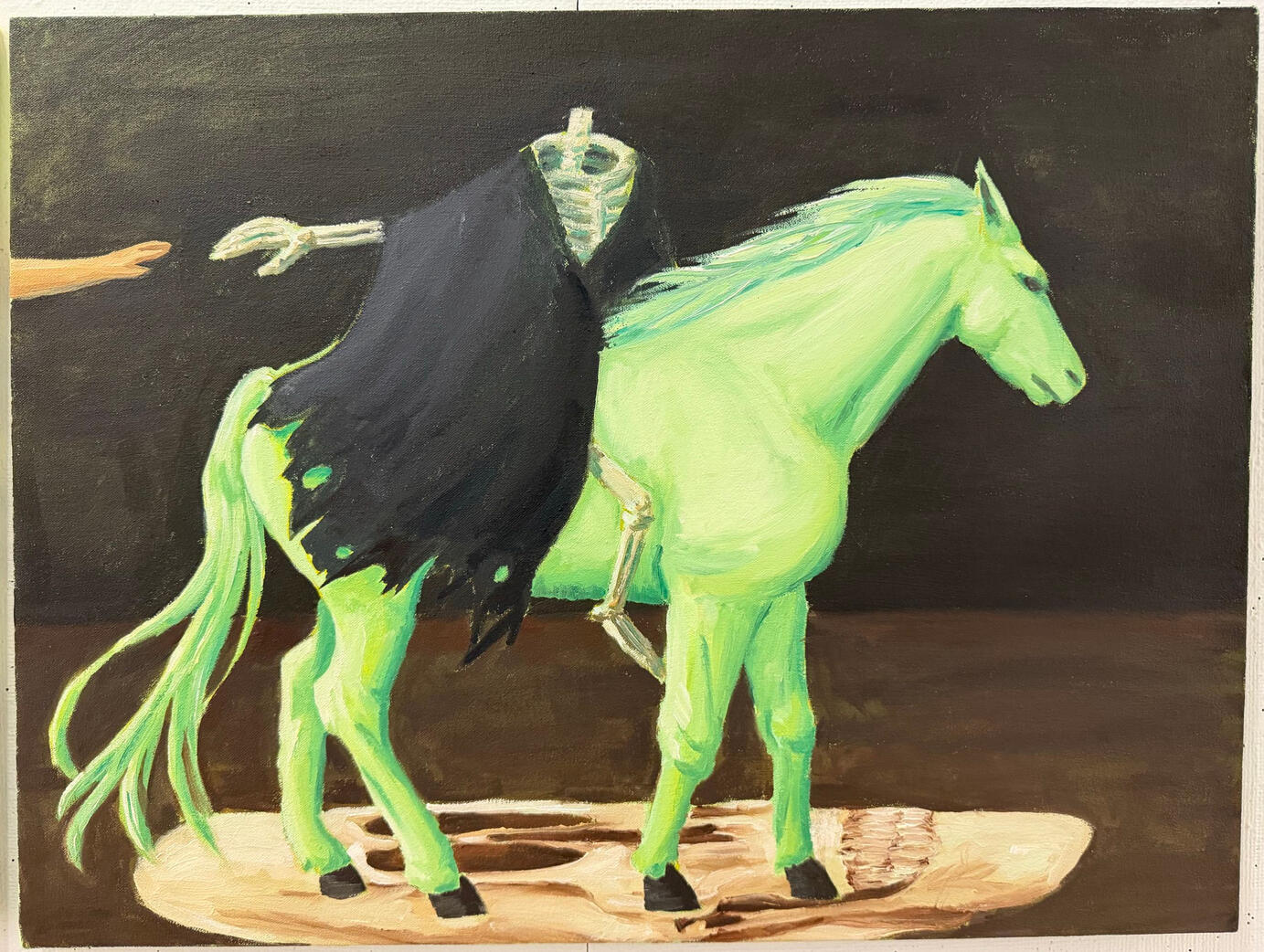 Death, Oil on Canvas, 24 x 18 inches
