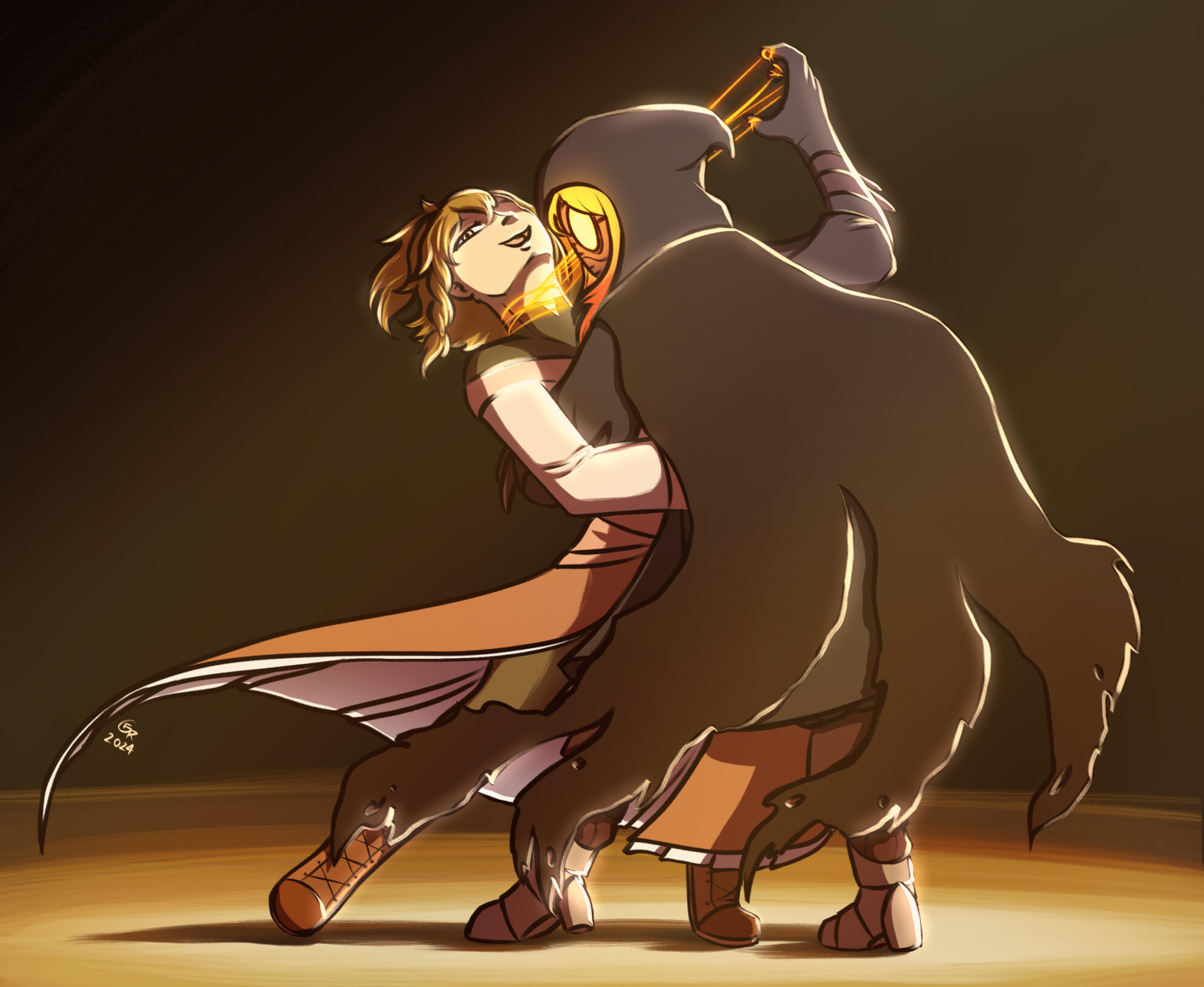 Characters depected belong to @Couch_toro and @Theocomix